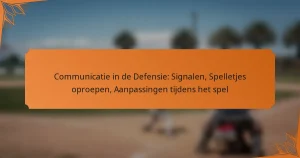 Communicatie in de Defensie: Signalen, Spelletjes oproepen, Aanpassingen tijdens het spel