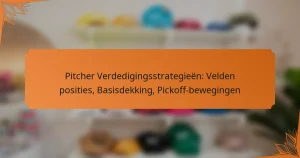 Pitcher Verdedigingsstrategieën: Velden posities, Basisdekking, Pickoff-bewegingen